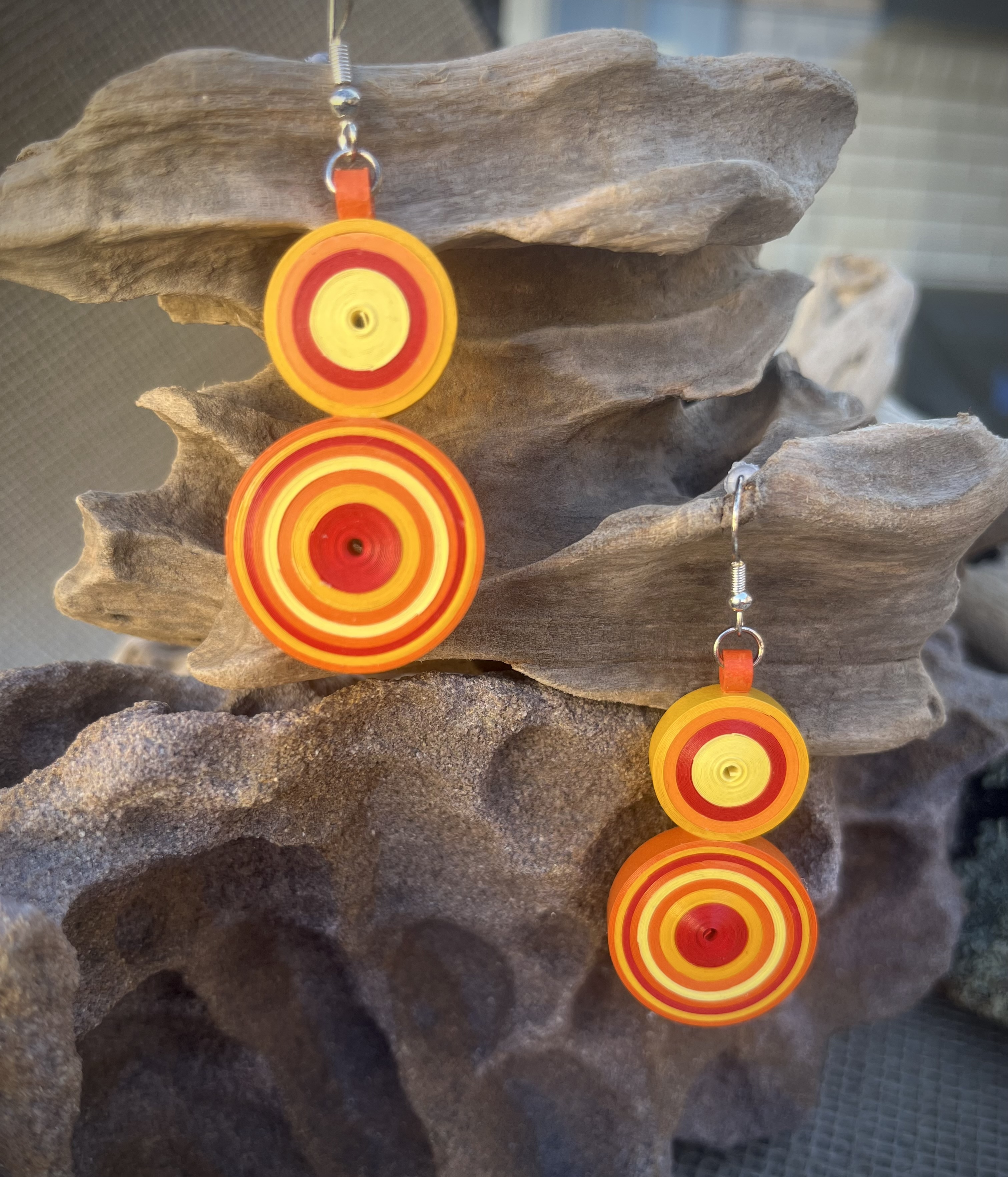 Handcrafted Quilled Paper Earrings