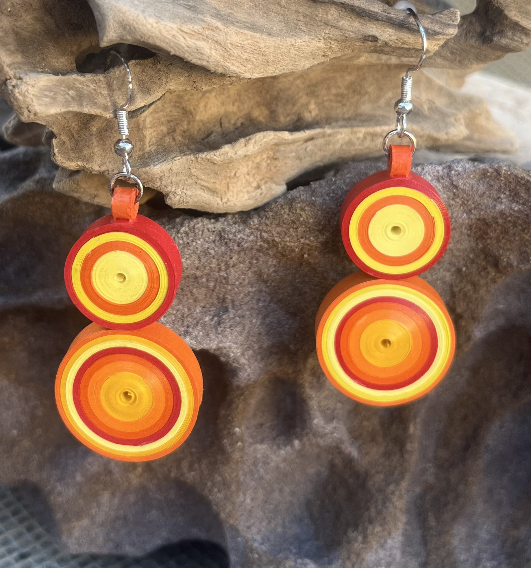 Handcrafted Quilled Paper Earrings