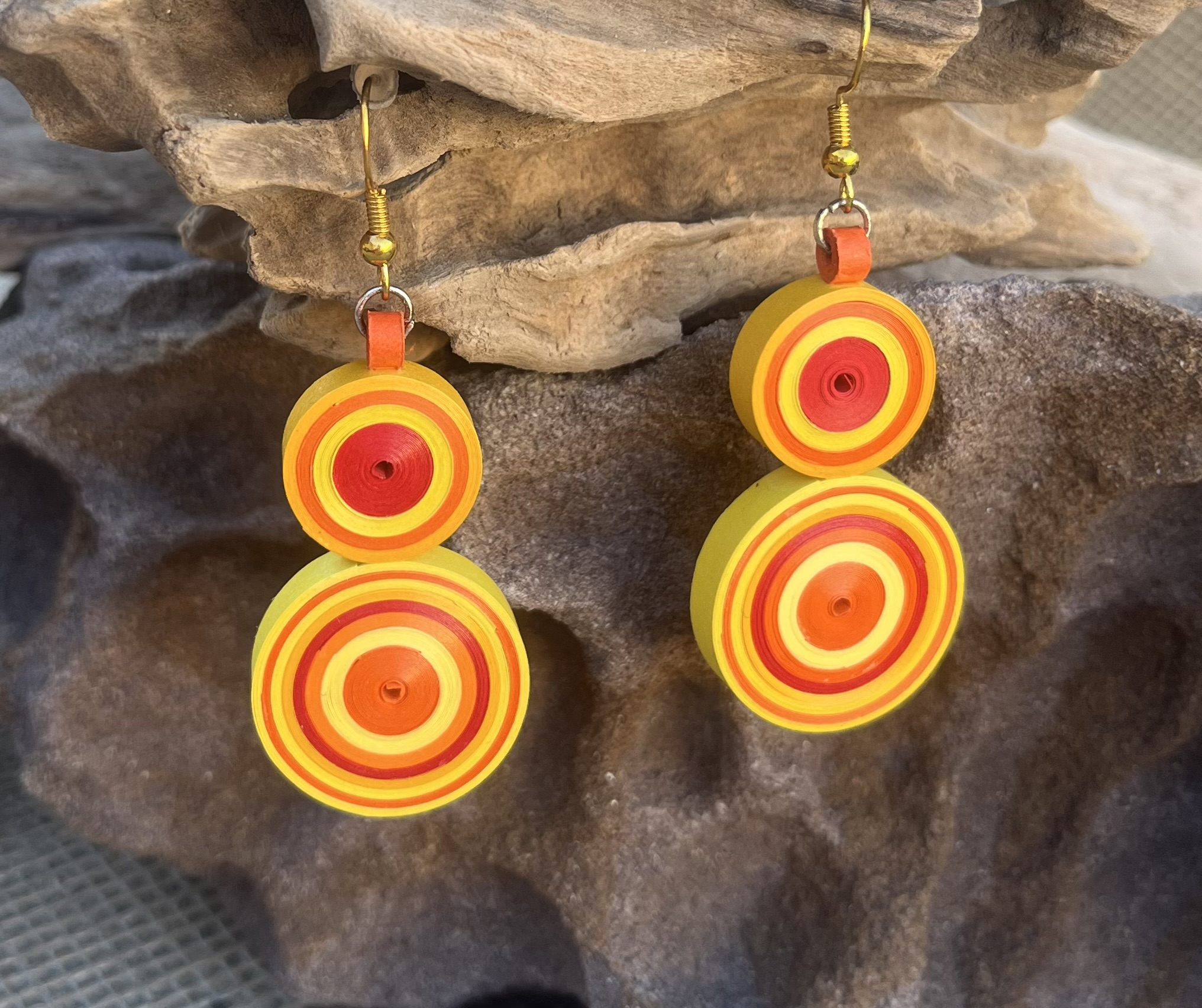 Handcrafted Quilled Paper Earrings