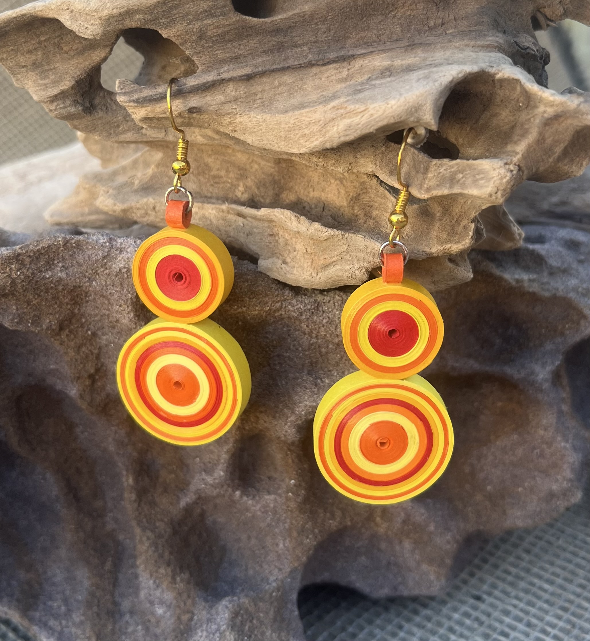 Handcrafted Quilled Paper Earrings