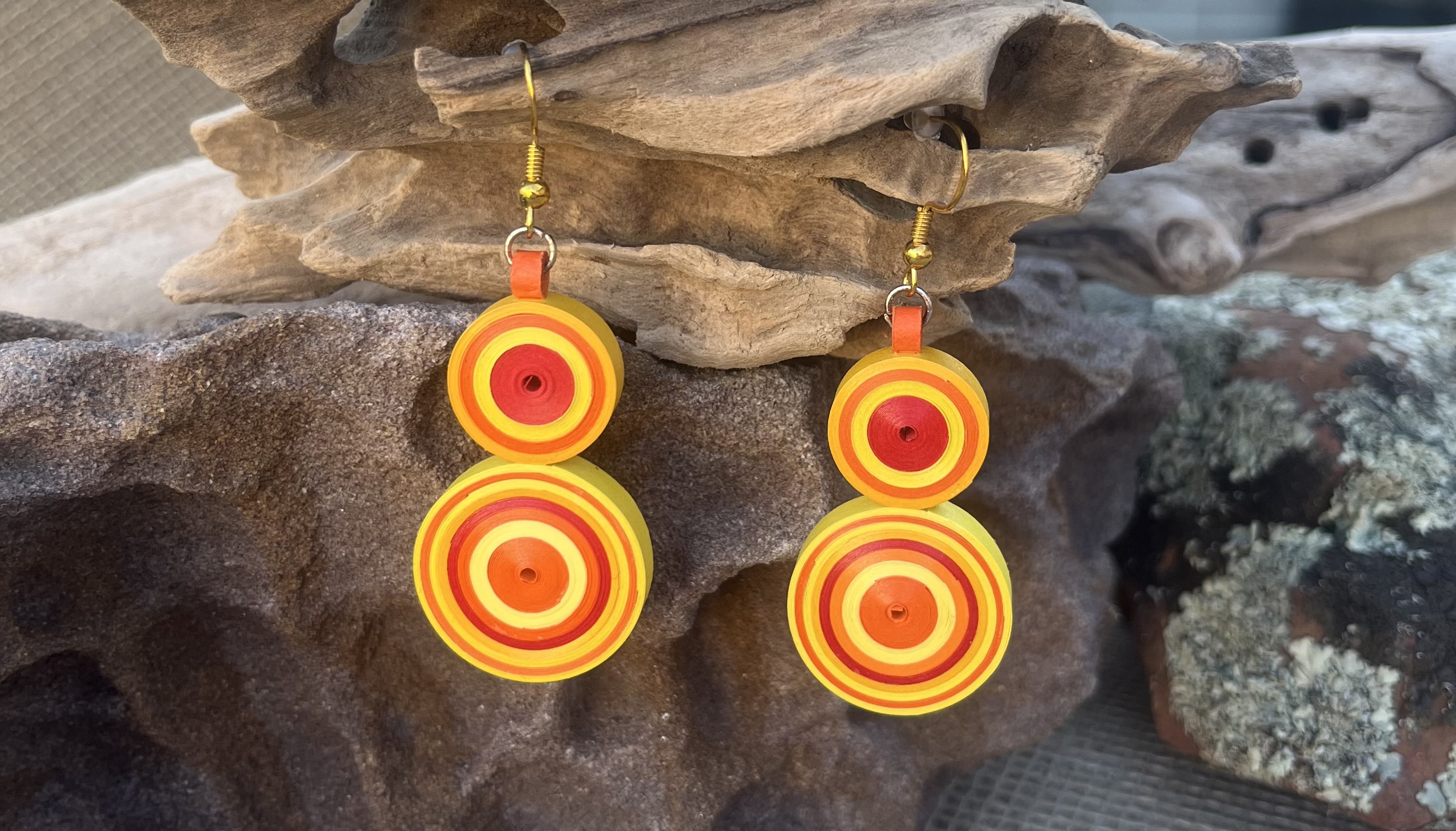 Handcrafted Quilled Paper Earrings