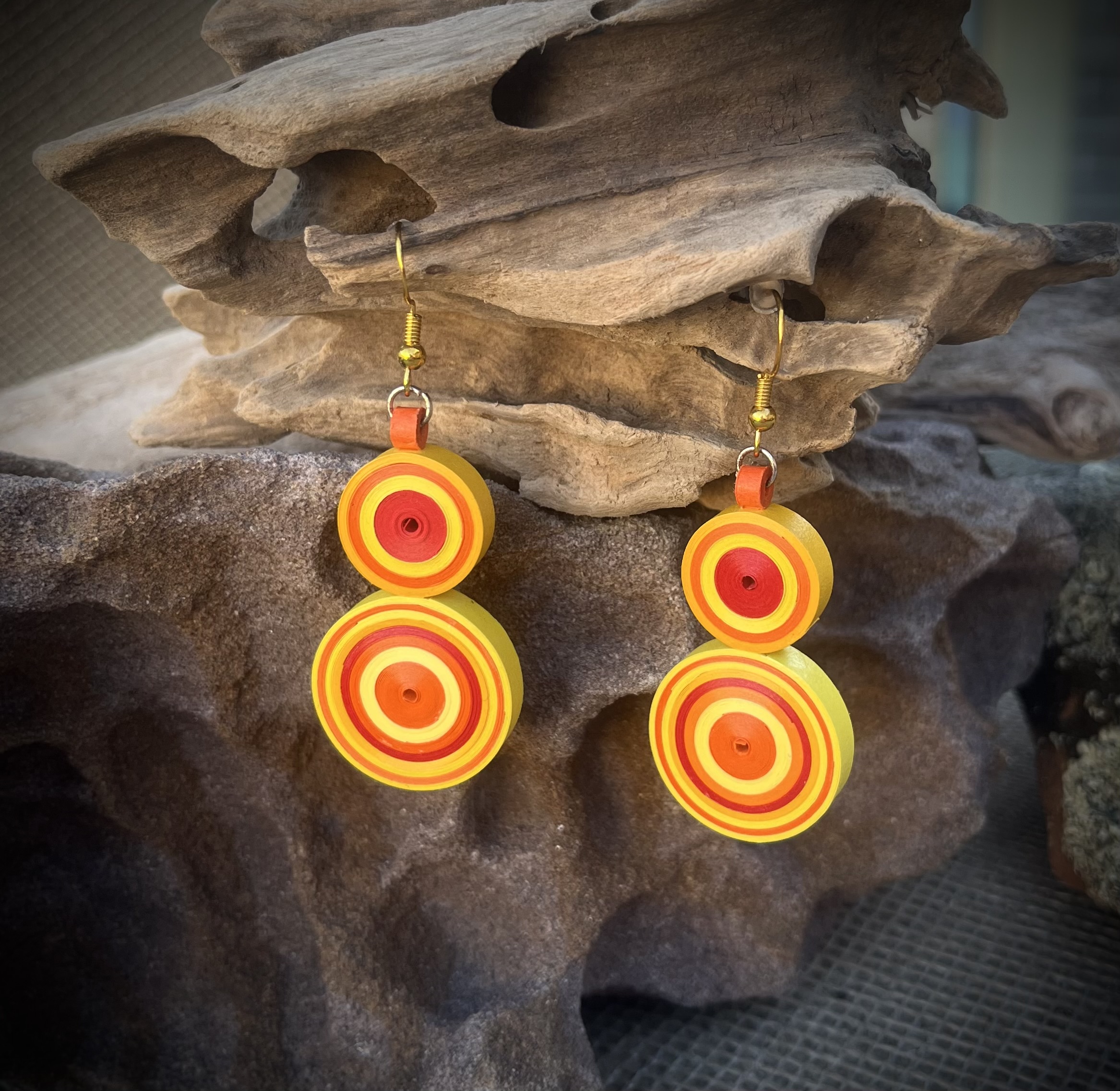 Handcrafted Quilled Paper Earrings