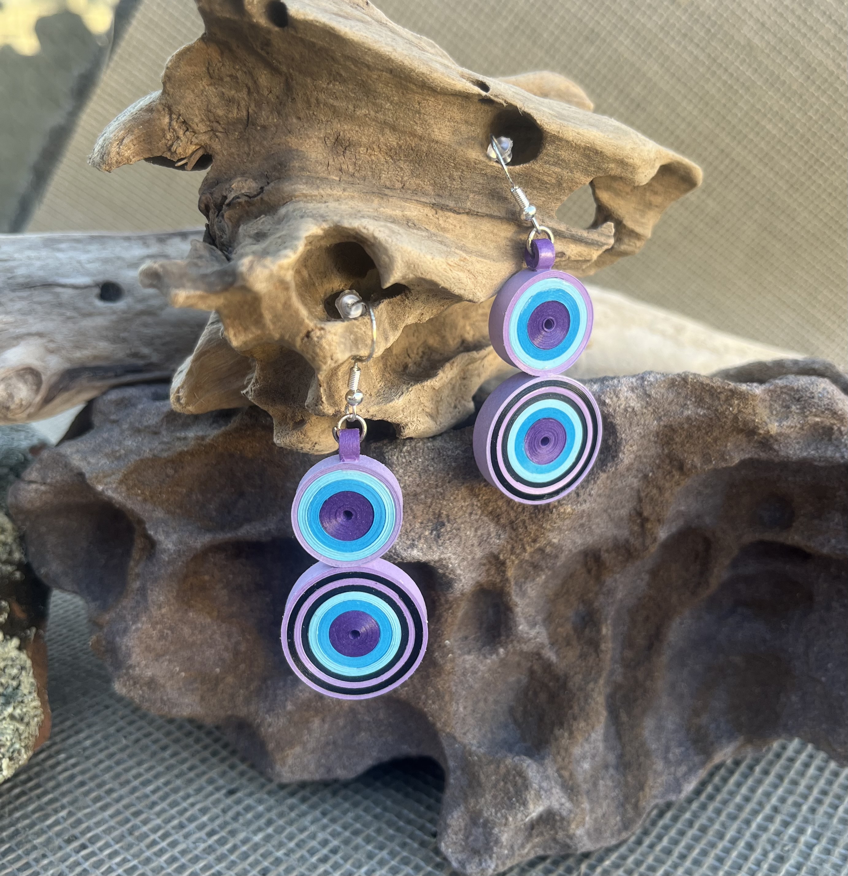 Handcrafted Quilled Paper Earrings