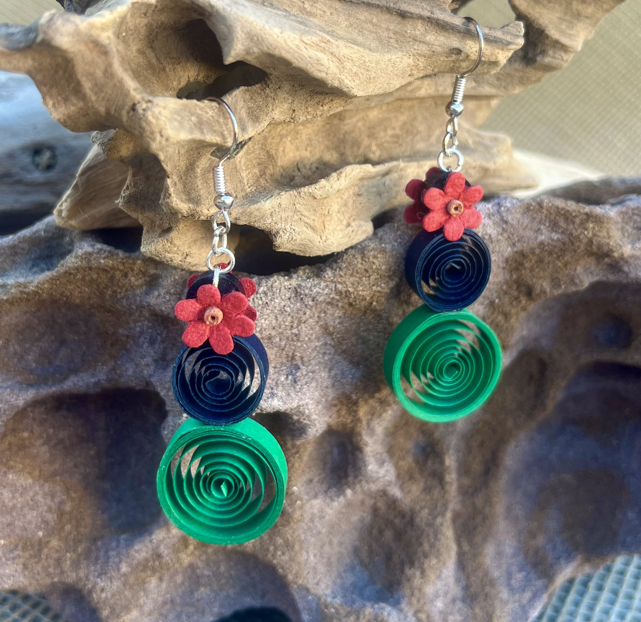 Handcrafted Quilled Paper Earrings