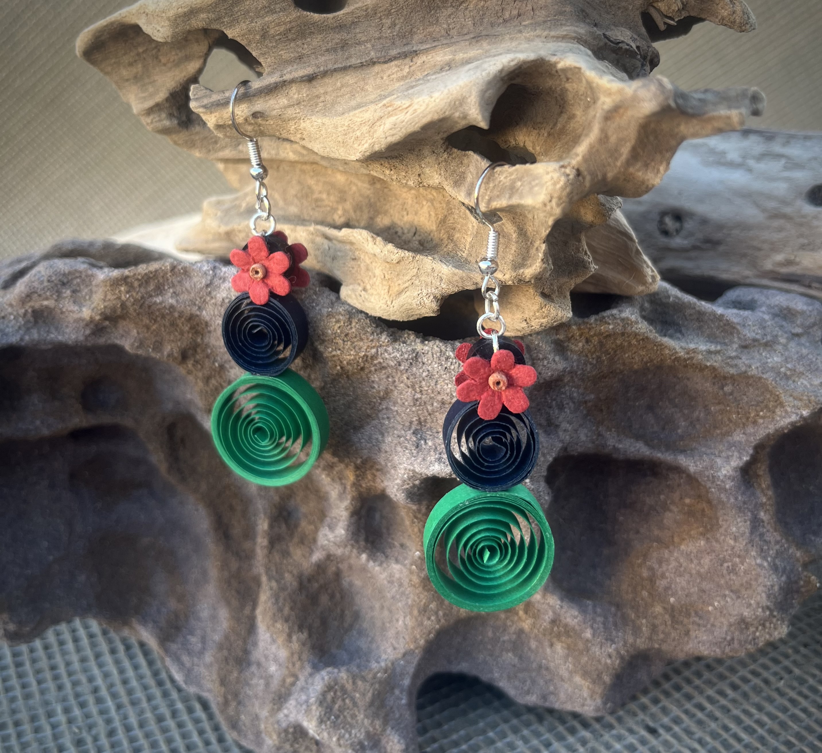Handcrafted Quilled Paper Earrings