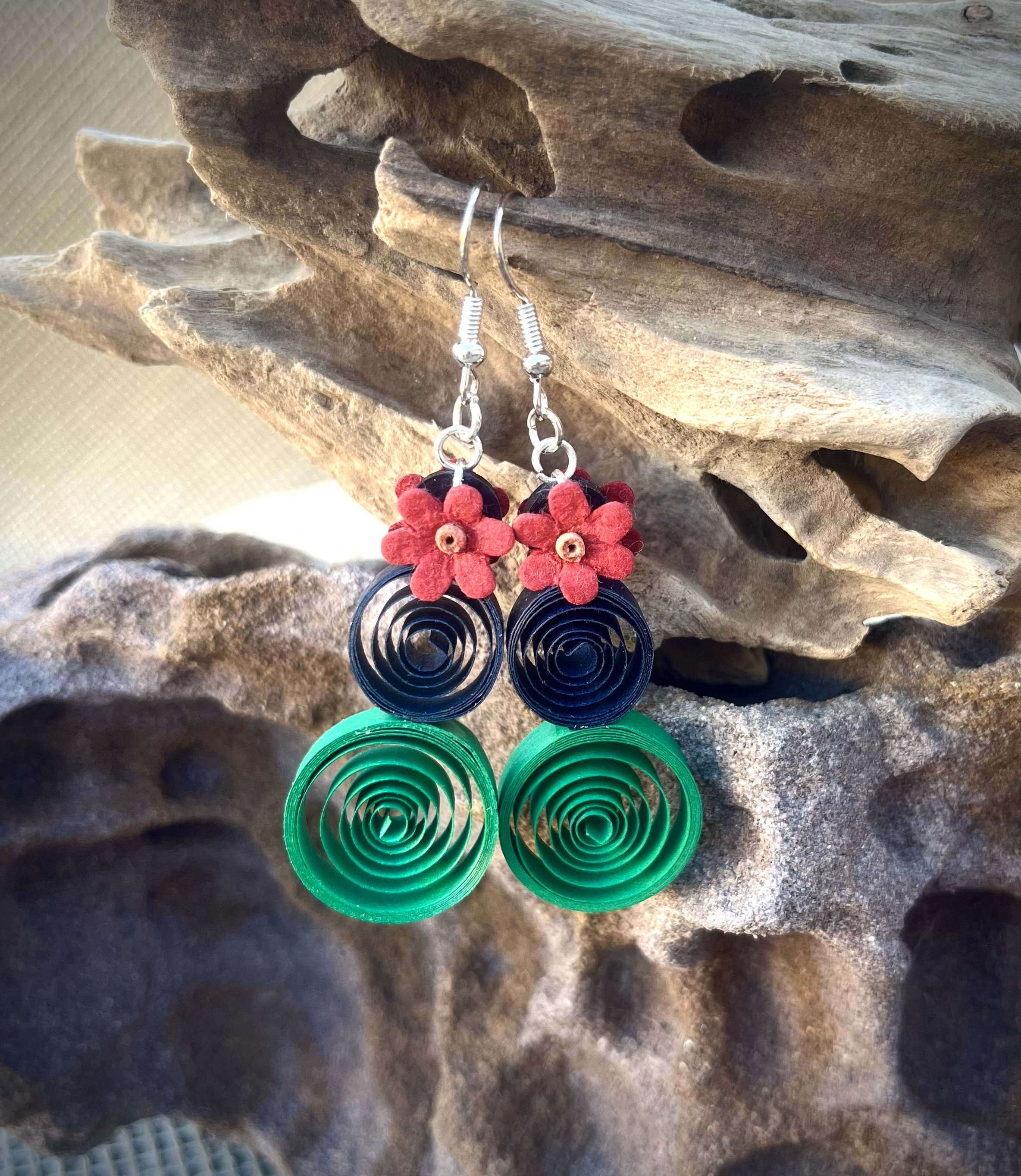 Handcrafted Quilled Paper Earrings