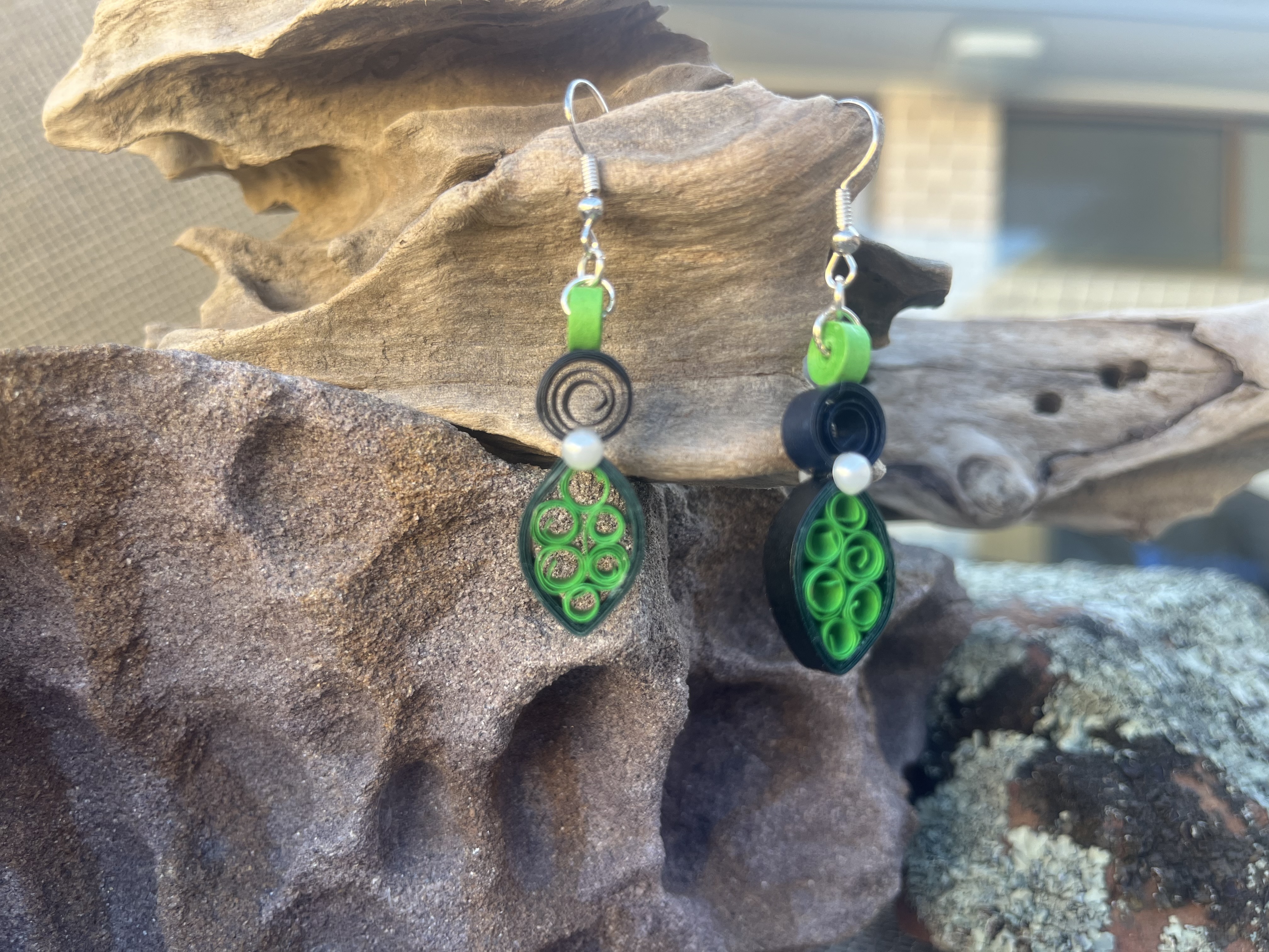 Handcrafted Quilled Paper Earrings