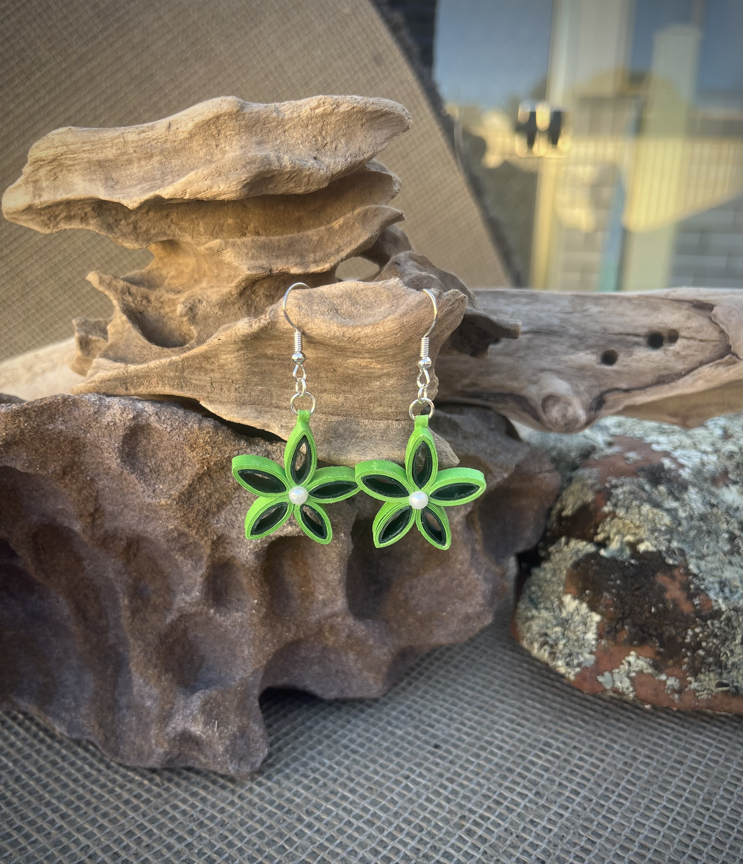 Handcrafted Quilled Paper Earrings 