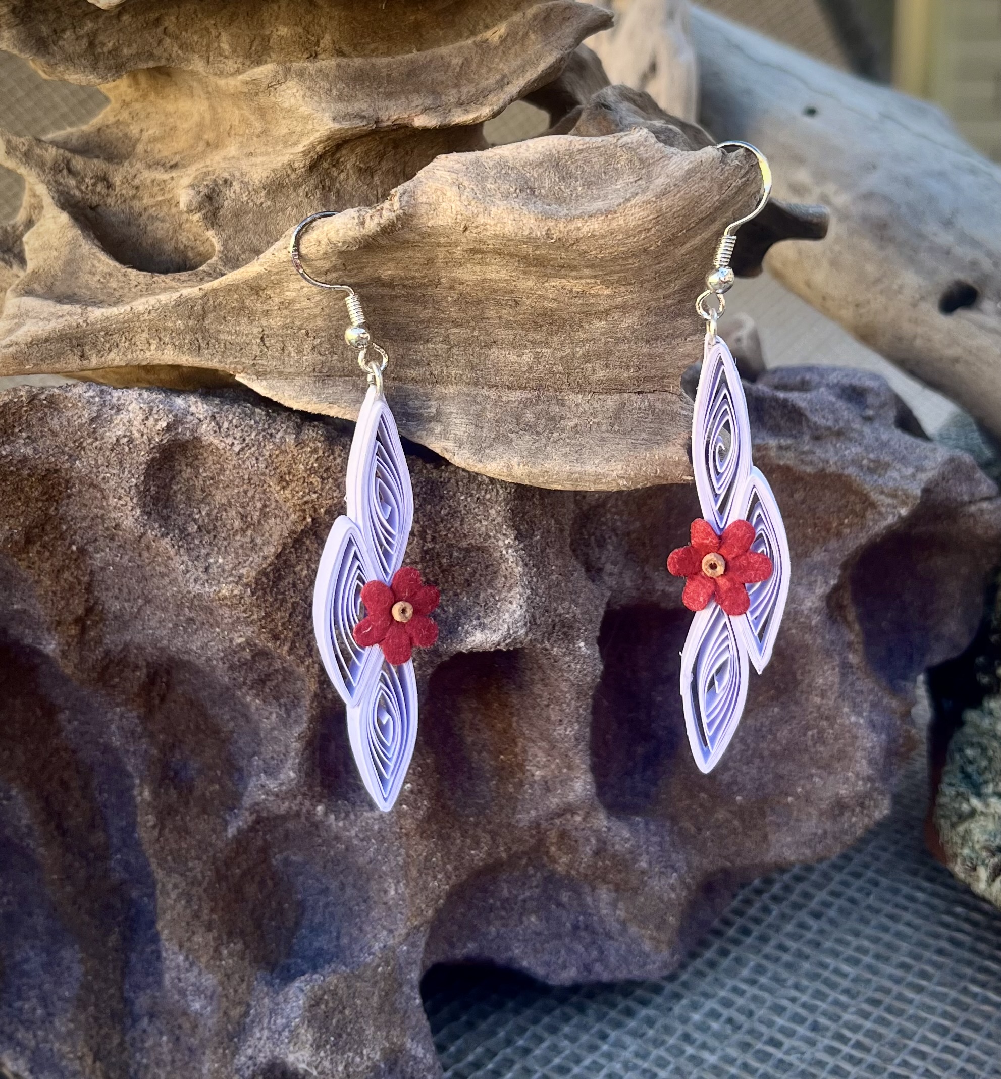 Handcrafted Quilled Paper Earrings