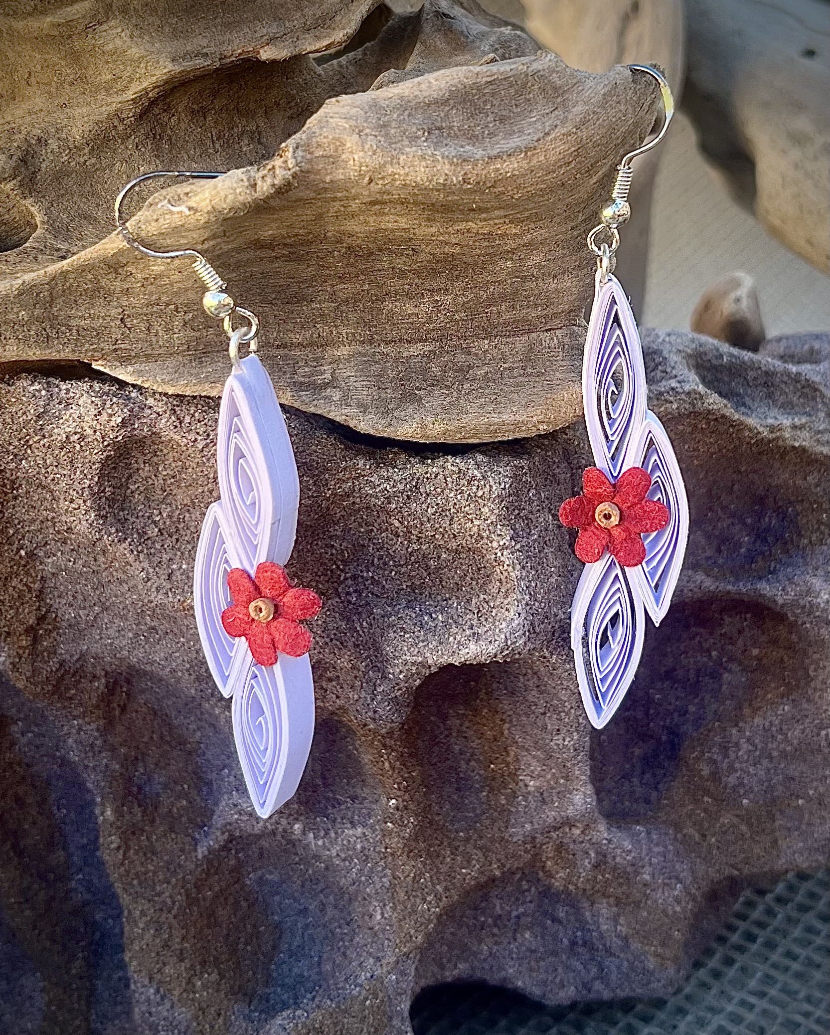 Handcrafted Quilled Paper Earrings
