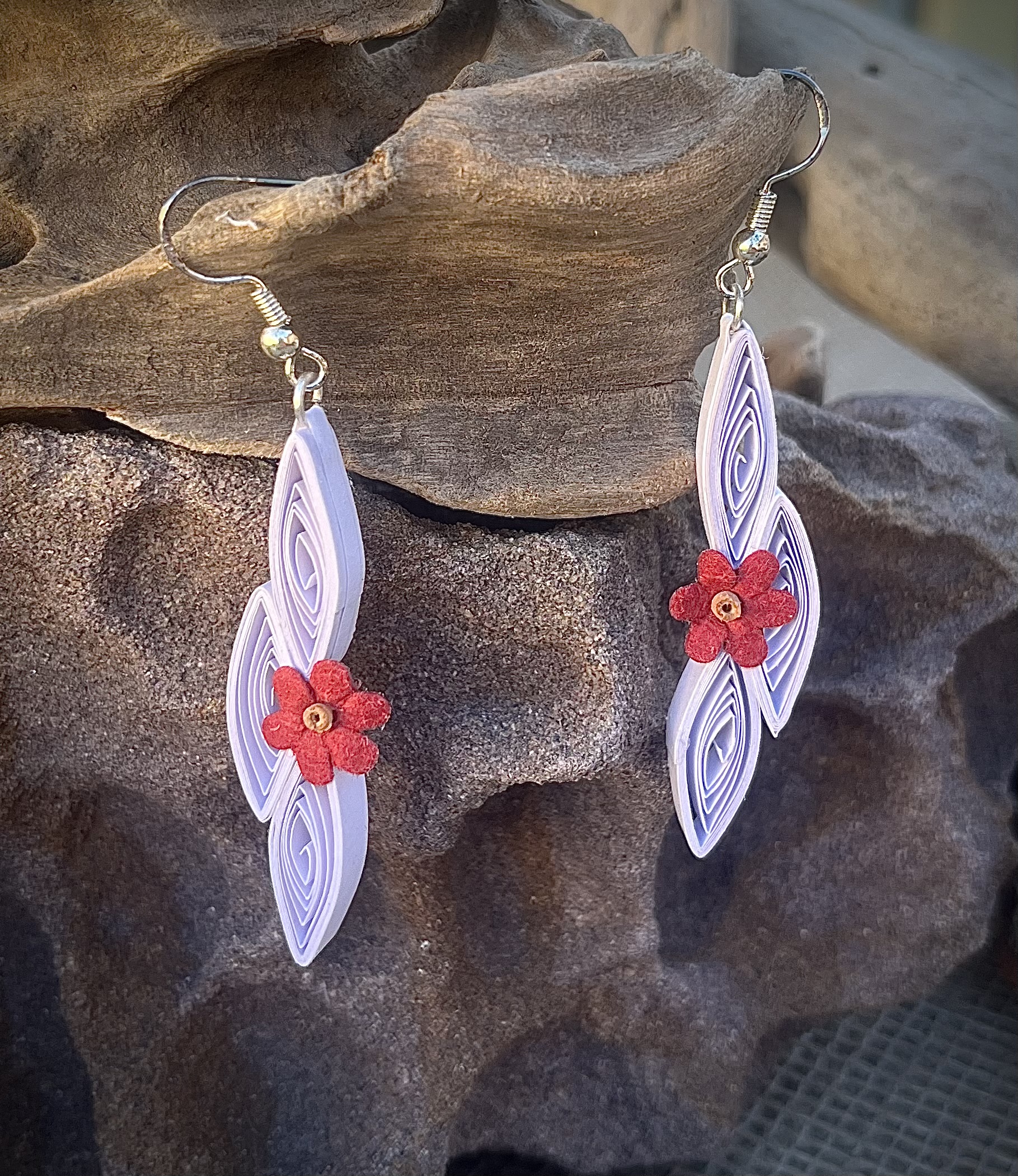 Handcrafted Quilled Paper Earrings