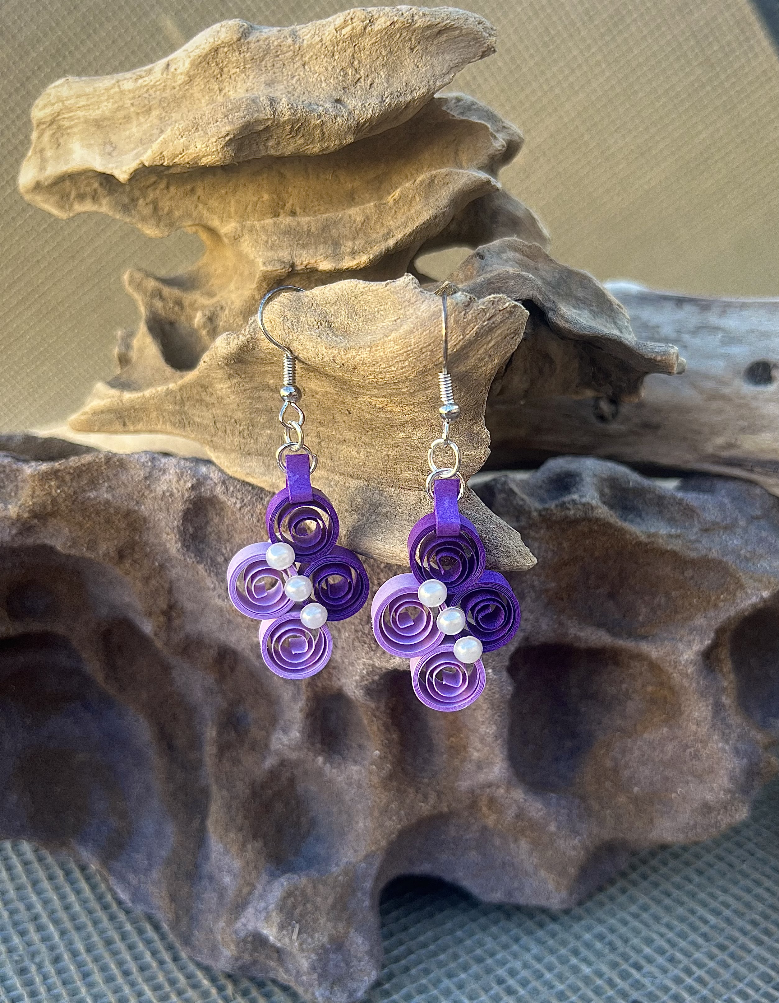 Handcrafted Quilled Paper Earrings