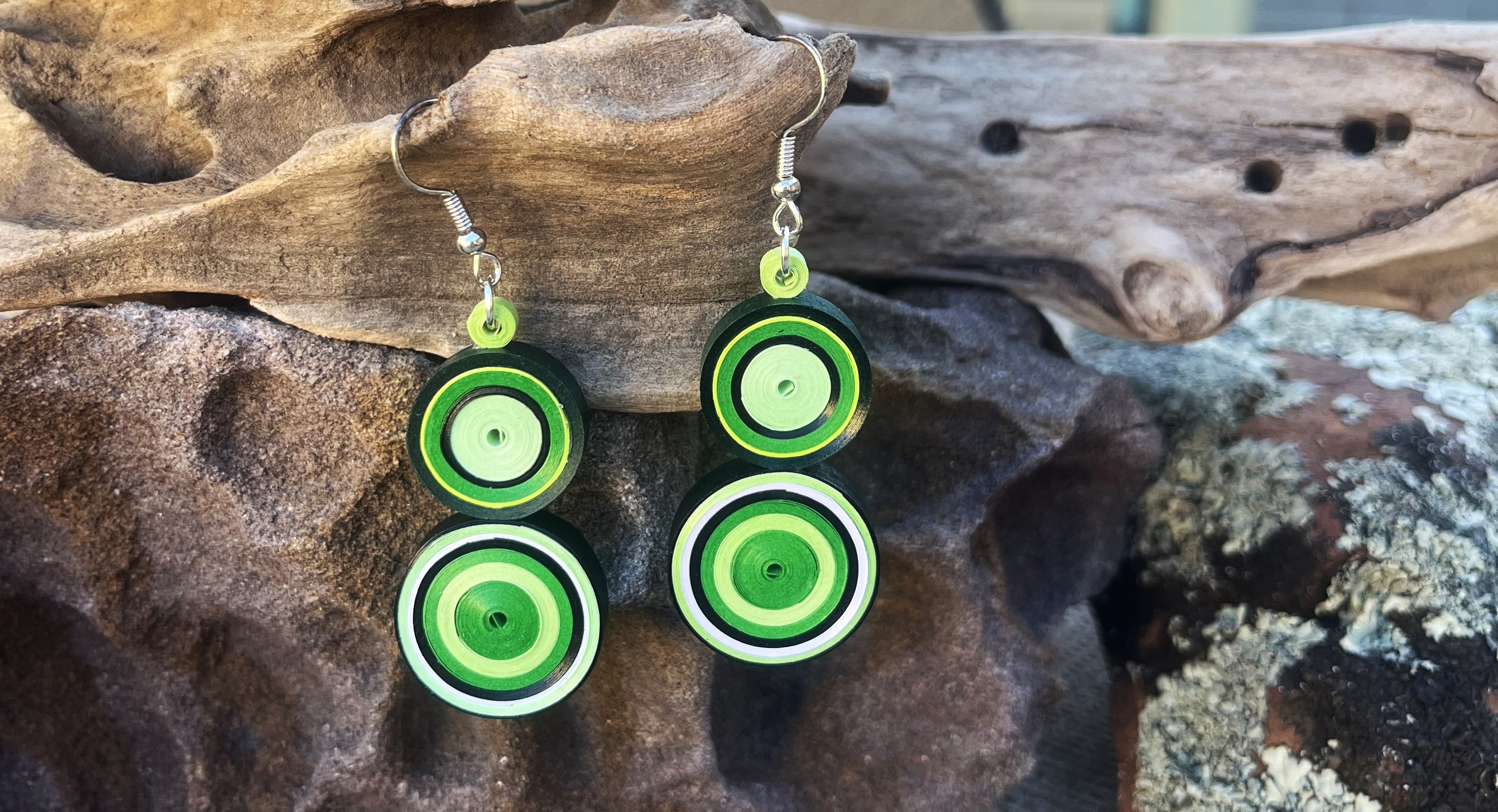 Handcrafted Quilled Paper Earrings