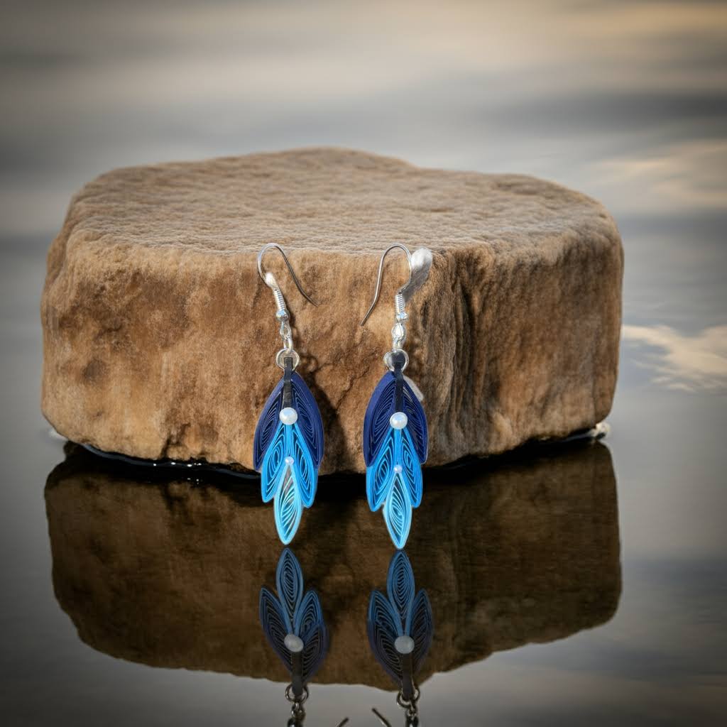 Handcrafted Quilled Paper Earrings