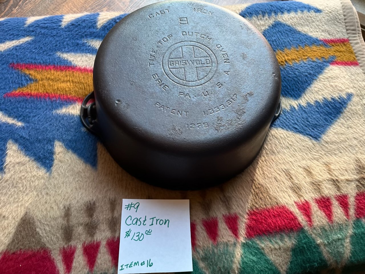 Griswold #9 Pot 