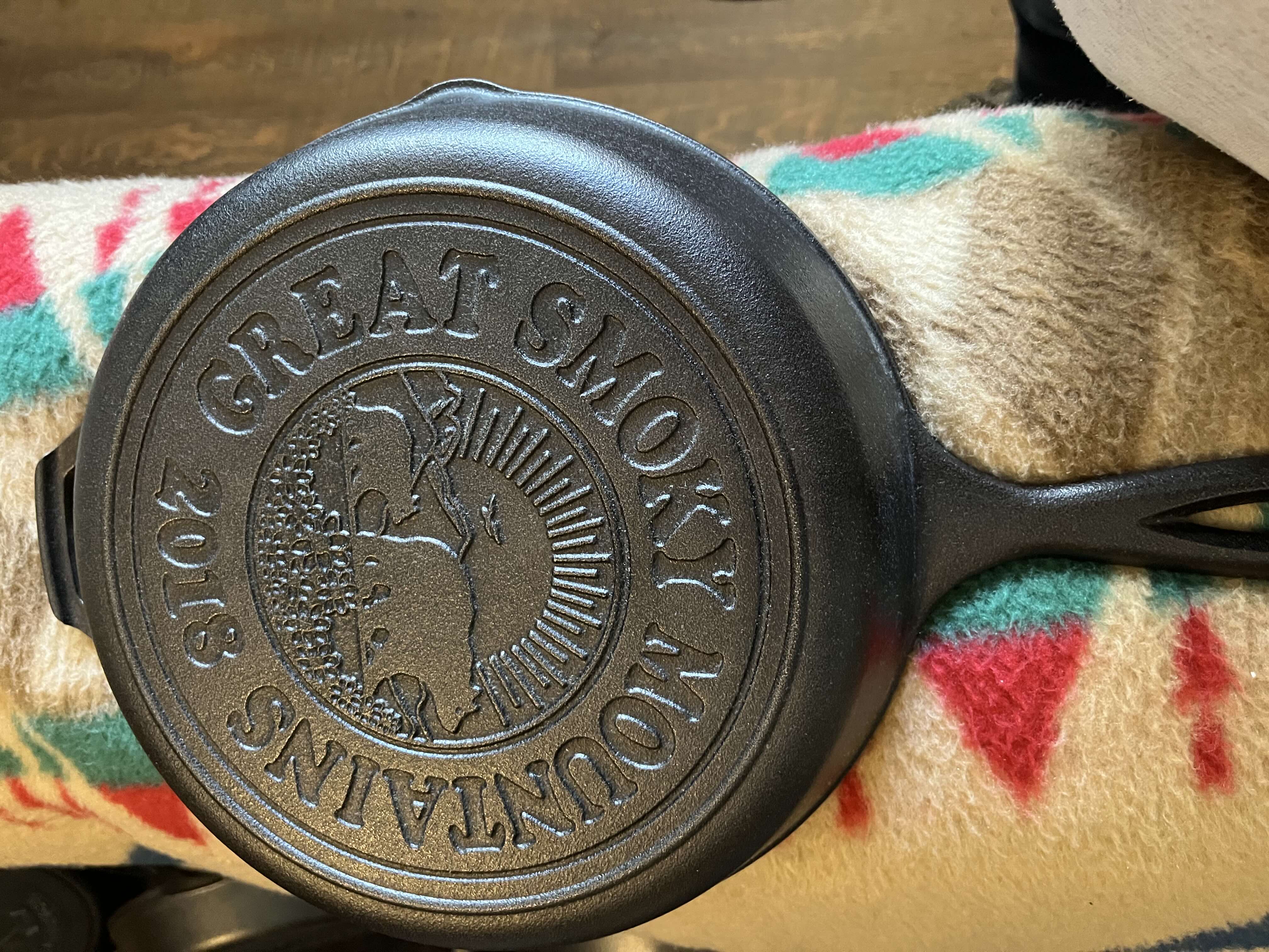 Great Smoky Mountains 2015 Cast Iron Skillet