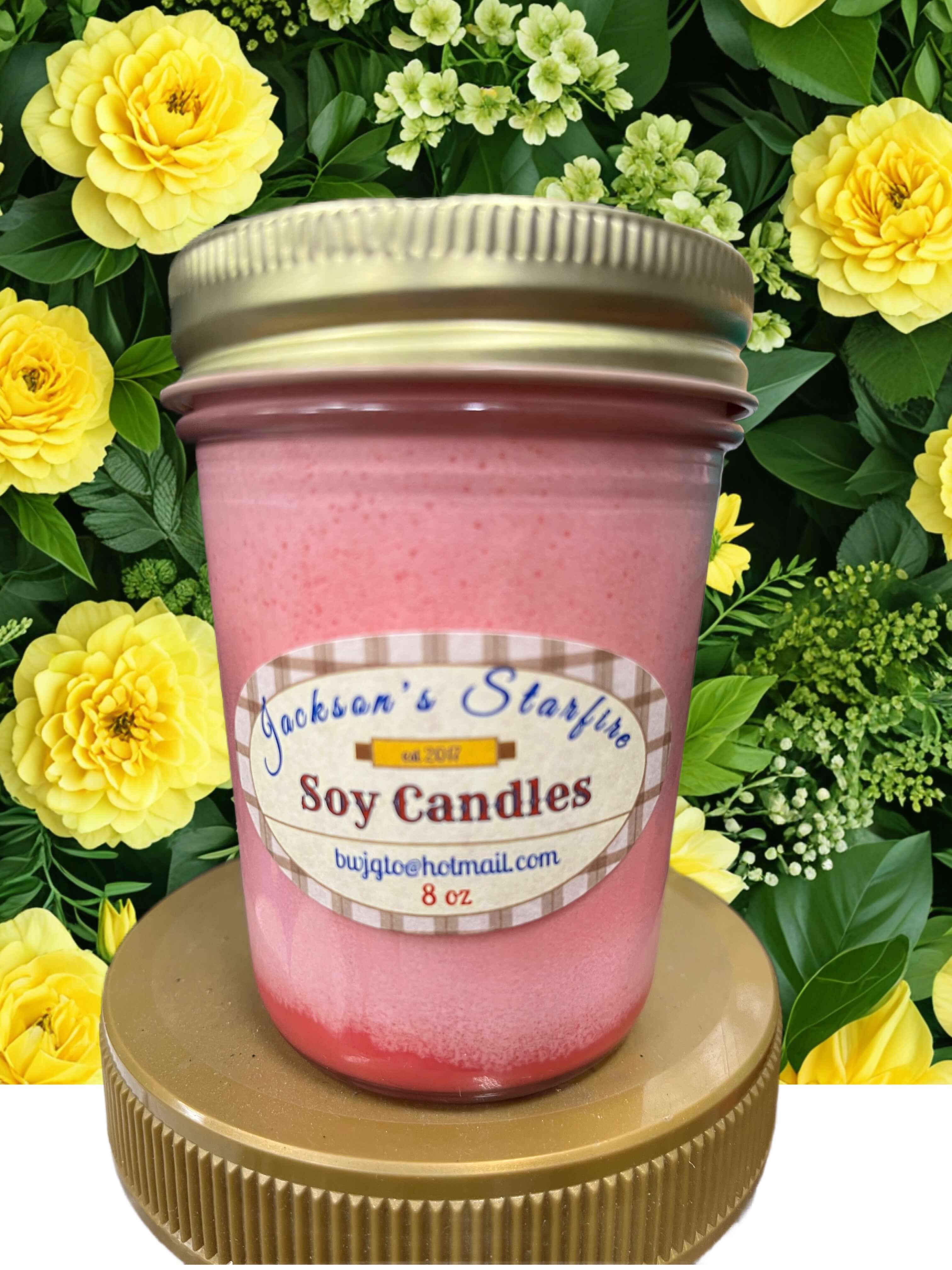 8oz mason jar candle