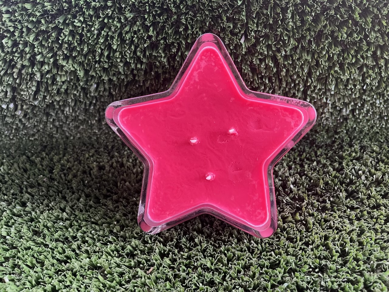 Star-shaped candle
