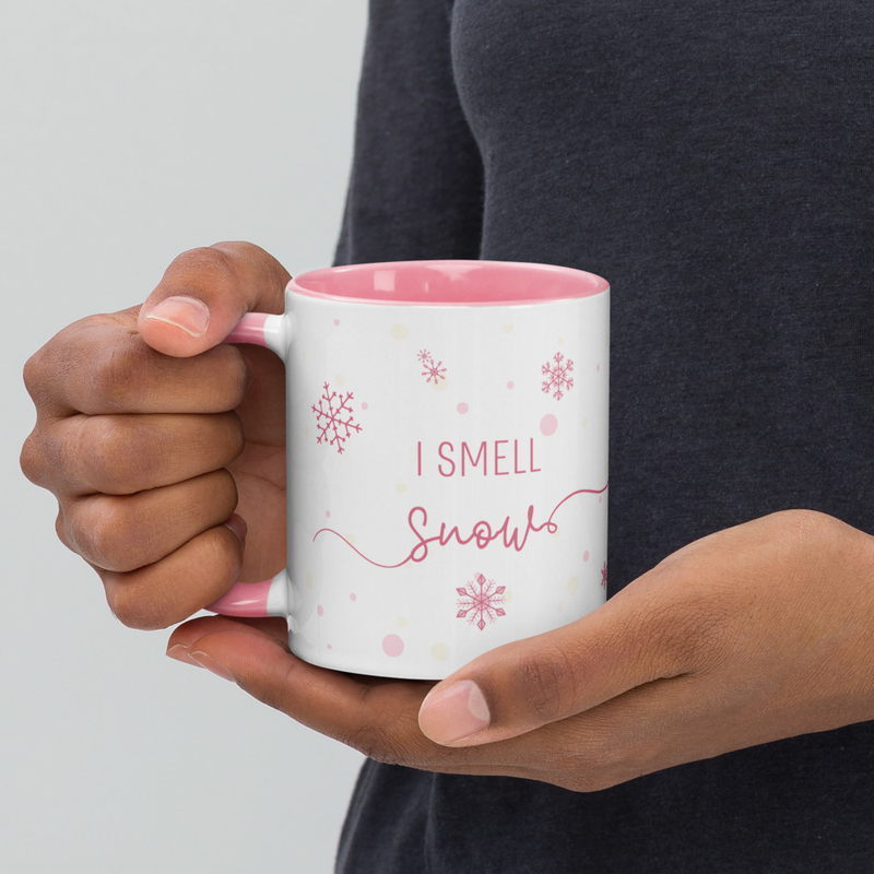 I Smell Snow - 11oz Mug - Pink