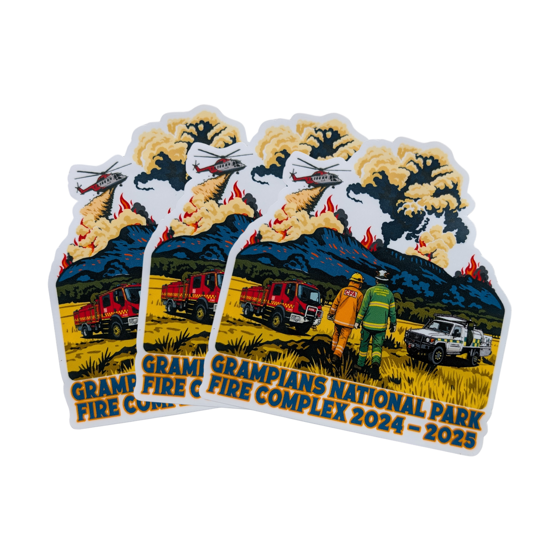 Large GNP Fire Sticker