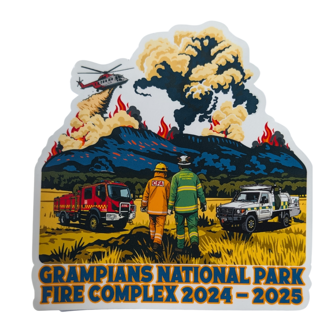 Large GNP Fire Sticker