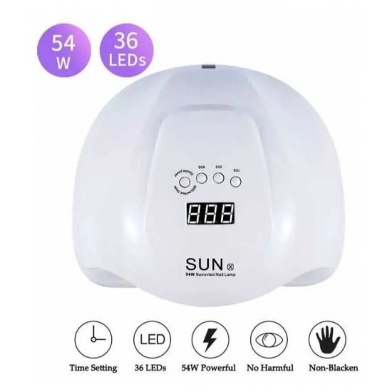 Cabina De Uñas 54w Sun X Profesional Luz Led Uv