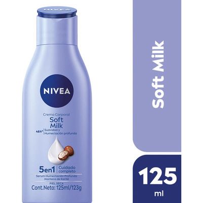 NIVEA Crema Corporal Soft Milk 5en1 125ml