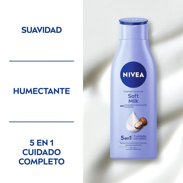 NIVEA Crema Corporal Soft Milk 5en1 125ml