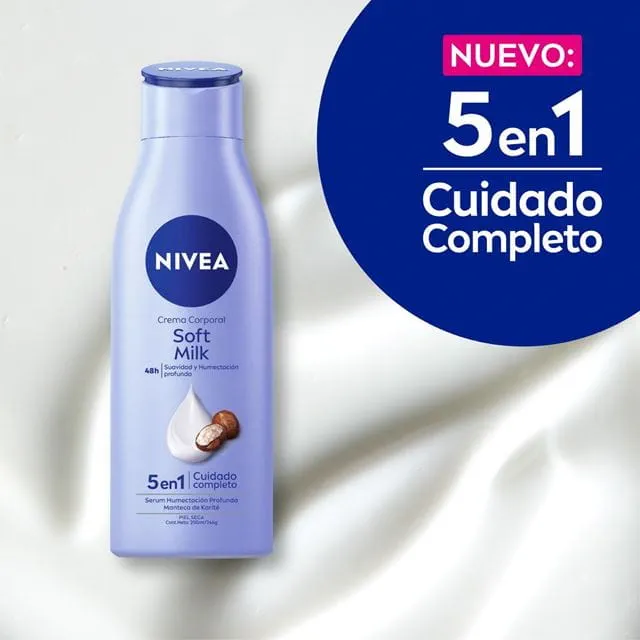 NIVEA Crema Corporal Soft Milk 5en1 125ml