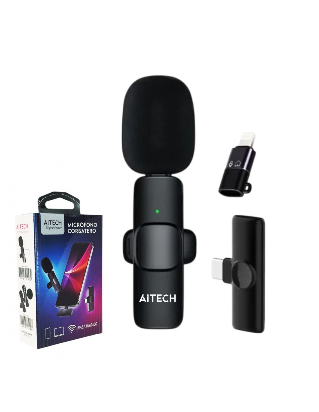 MICROFONO CORBATERO AITECH INALAMBRICO K8