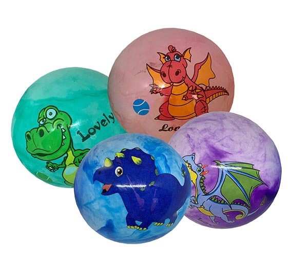 Pelota de goma dinosaurio