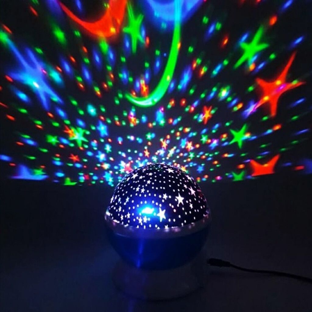 velador led cielo estrellado