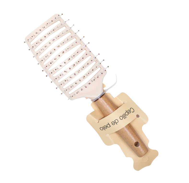 cepillo de cabello Blanco mango simil COD 50629