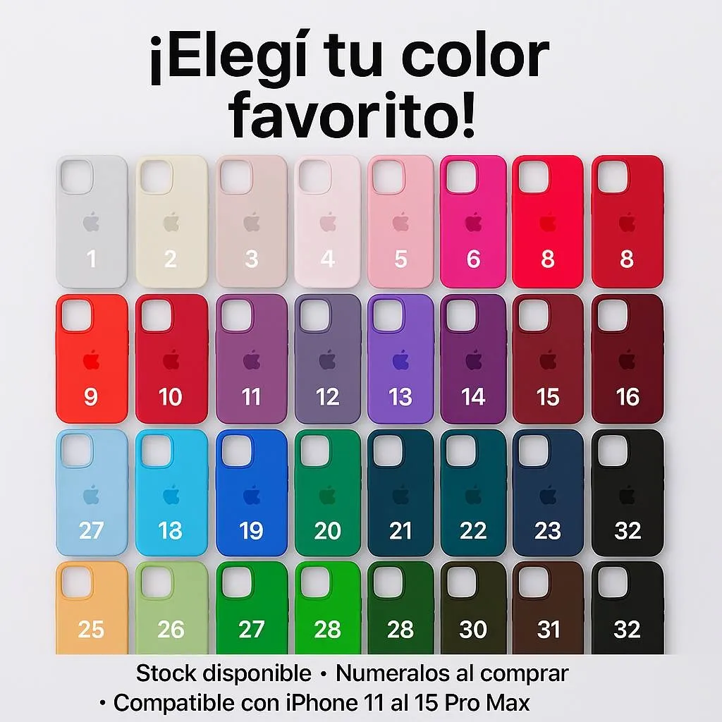 fundas para iphone modelos varios  
