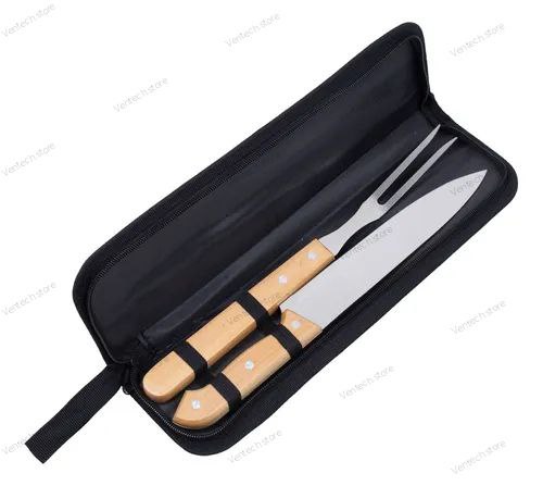 Set de cuchillo y tenedor para carne