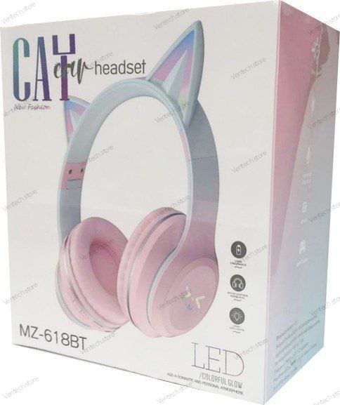 Auriculares orejas de gato MZ-618BT