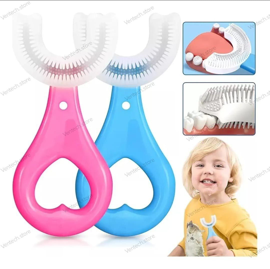 Cepillo de dientes infantil en forma de U