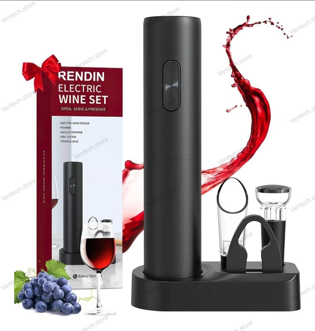Set eléctrico para vino