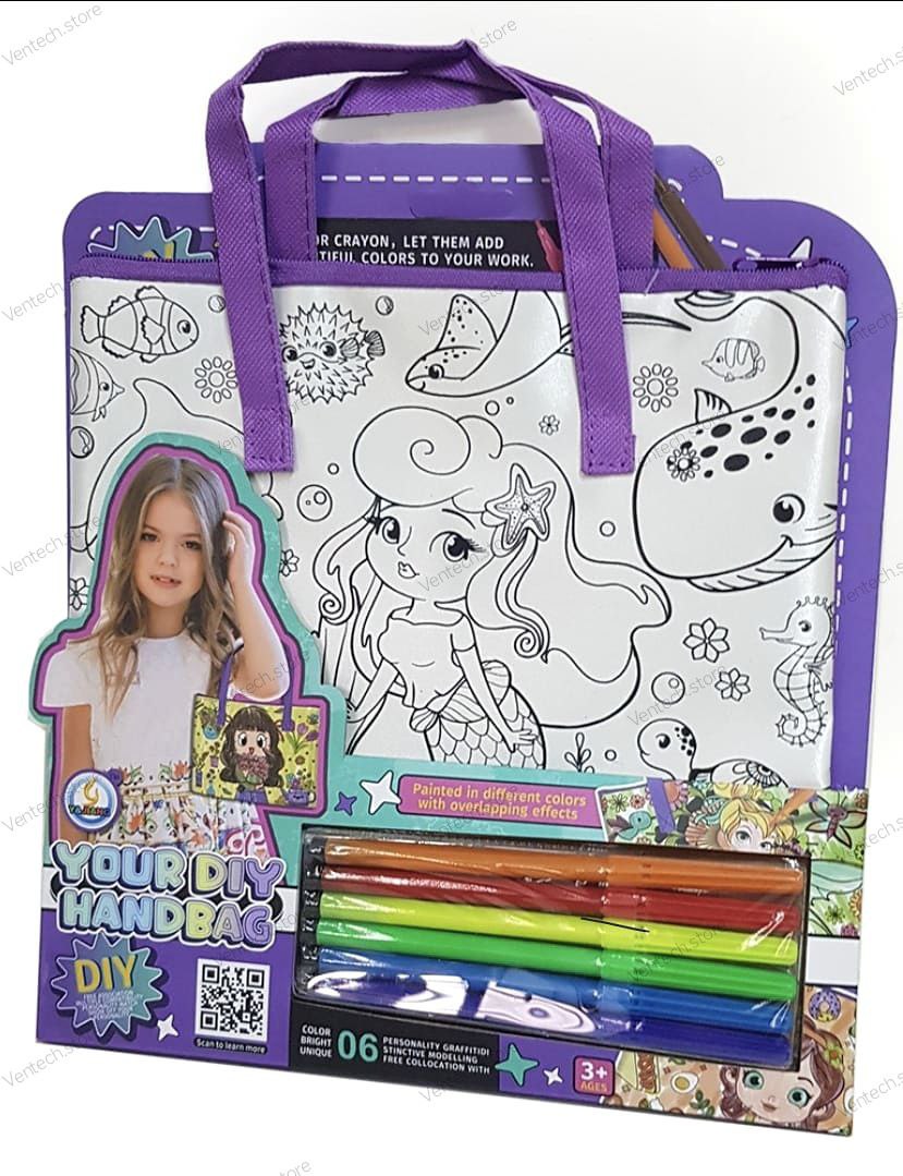 Bolso para colorear DIY