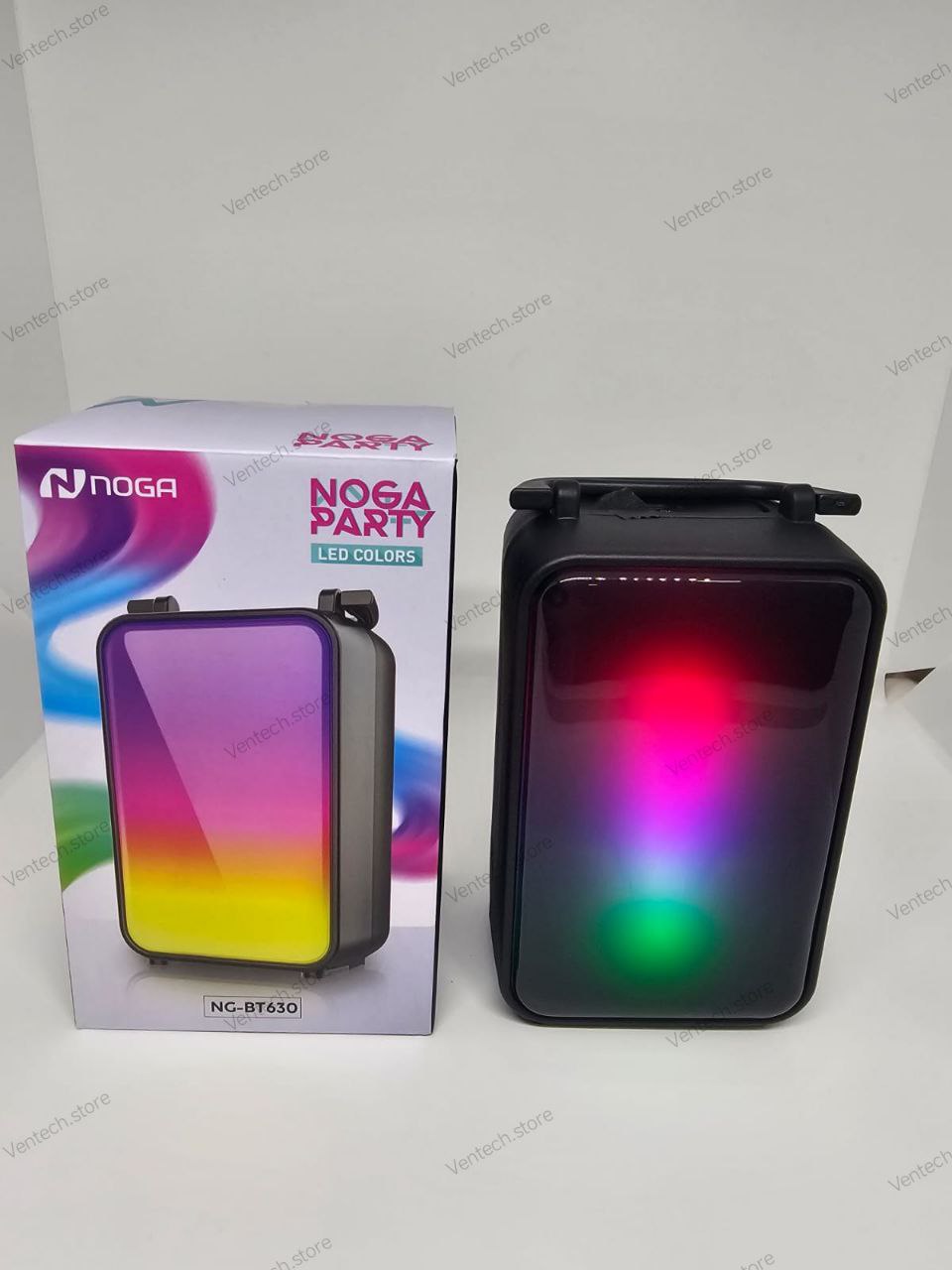 Parlante Noga Party LED Colors