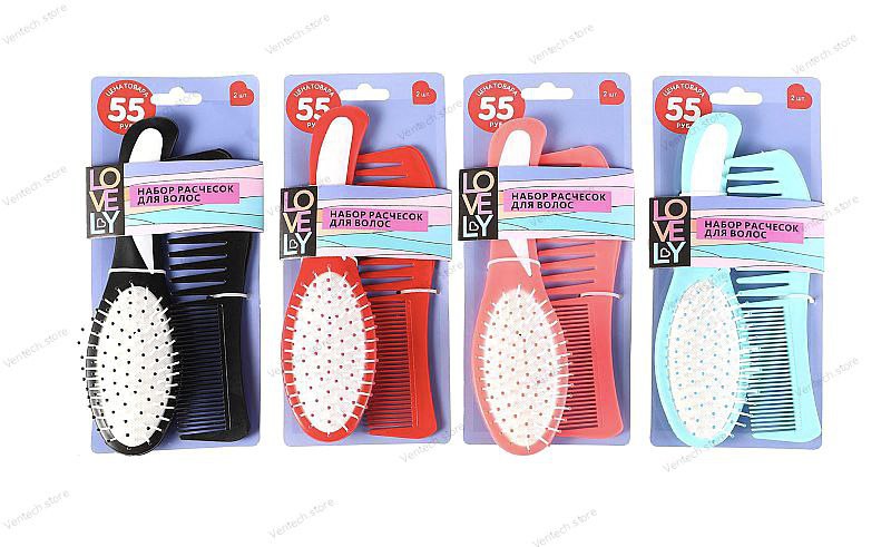 Set de cepillo y peine para el cabello