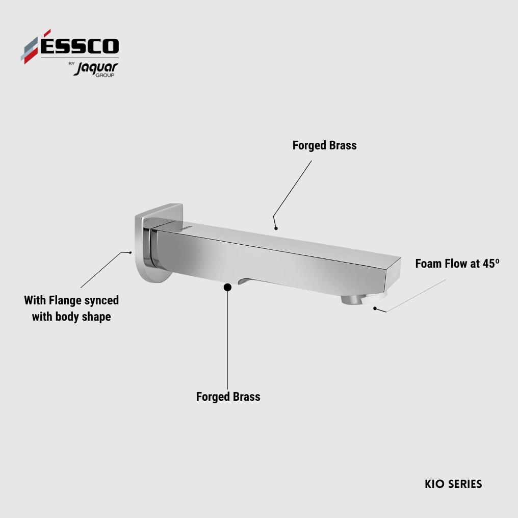 Essco (by Jaquar) Bath Tub Spout - Luxur Studio Kitchen & Bathroom Fittings