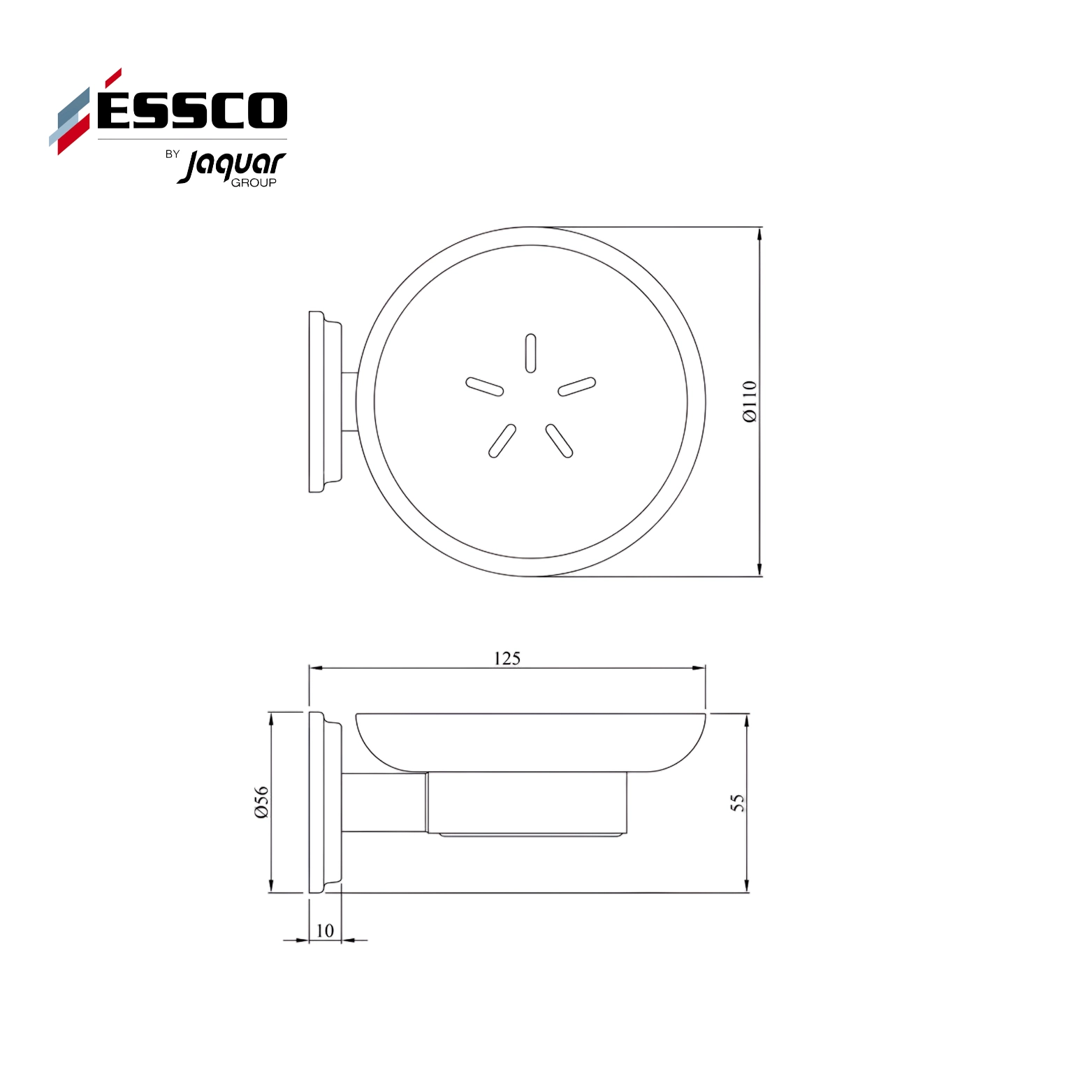 ESSCO Single Soap Dish – Luxur Studio Kitchen & Bathroom Fittings