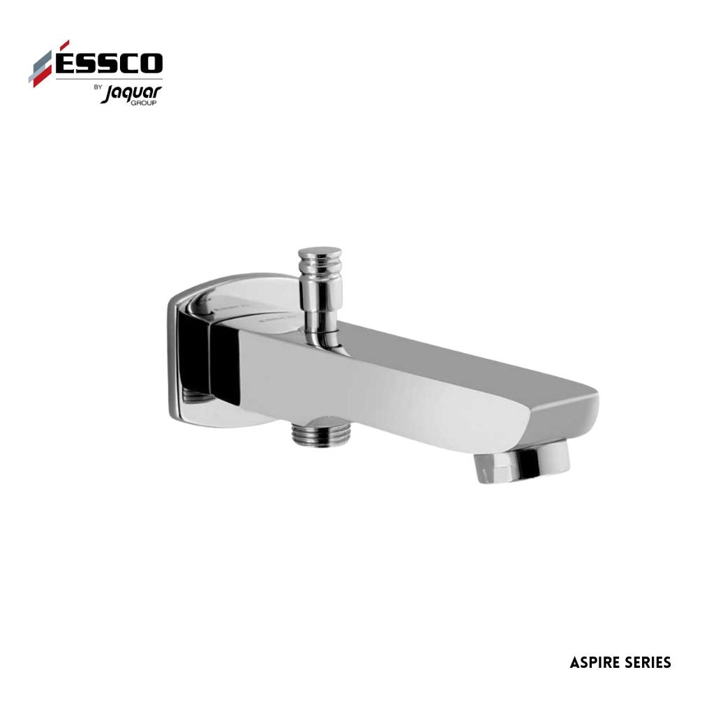 Essco (by Jaquar) 2in1 Bath Tub Spout with extra button for hand shower - Luxur Studio Kitchen & Bathroom Fittings