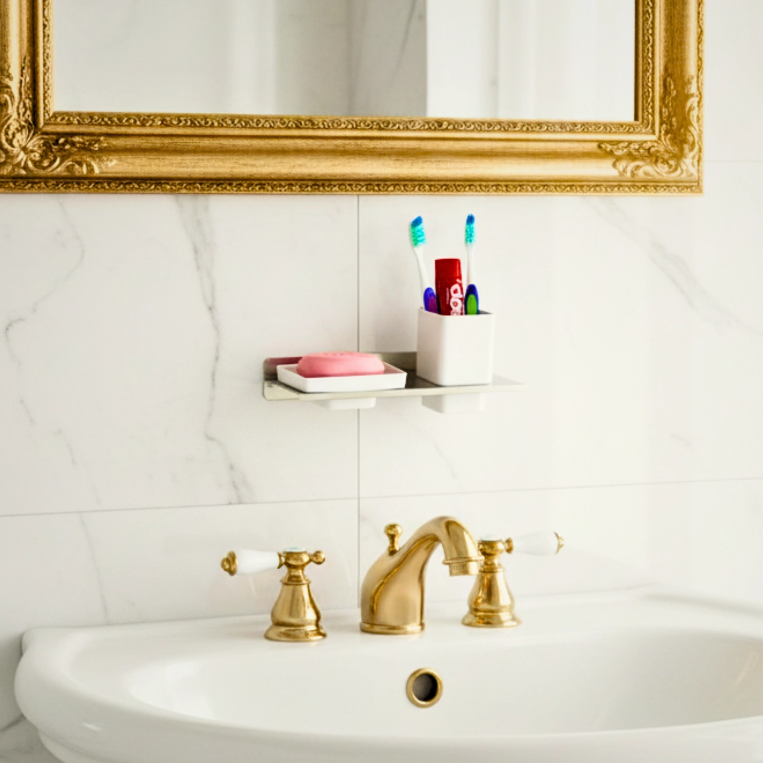 Cold Series Soap Dish with Brush Holder – Luxur Studio Kitchen & Bathroom Fittings