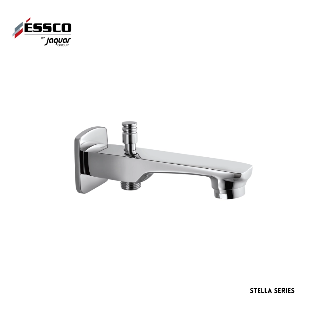 Essco (by Jaquar) 2in1 Bath Tub Spout with extra button for hand shower - Luxur Studio Kitchen & Bathroom Fittings