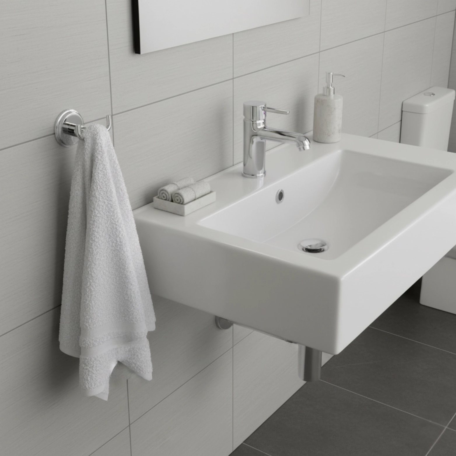 Essco Double Coat Hook - Luxur Studio Bathroom Accessoriess