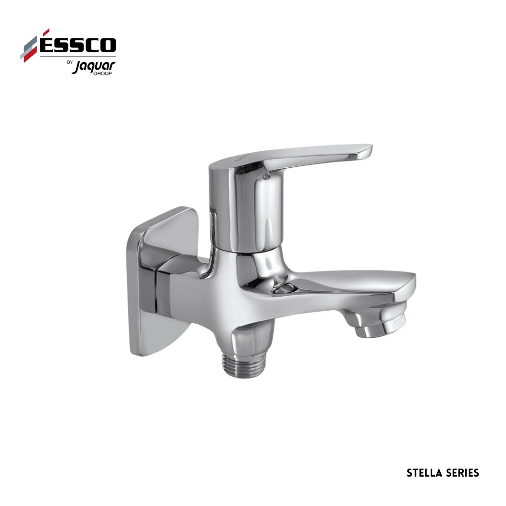 Essco (by Jaquar) Stella Series 2in1 Wall Tap / Bib Cock - Luxur Studio Kitchen & Bathroom Fittings