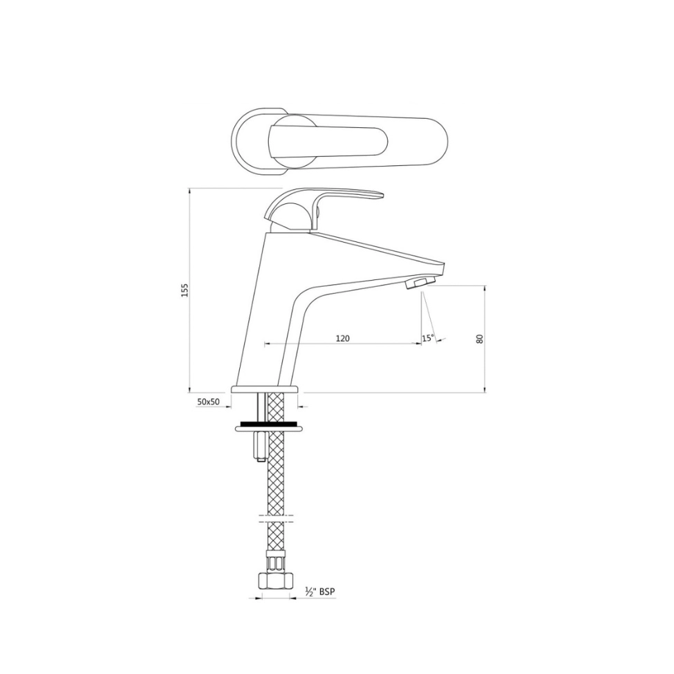 Essco (by Jaquar) Orbit Series Single Lever Basin Mixer - Luxur Studio Kitchen & Bathroom Fittings