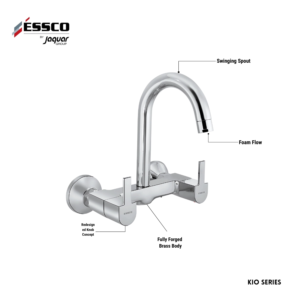 Essco (by Jaquar) Kio Series Sink Mixer - Luxur Studio Kitchen & Bathroom Fittings